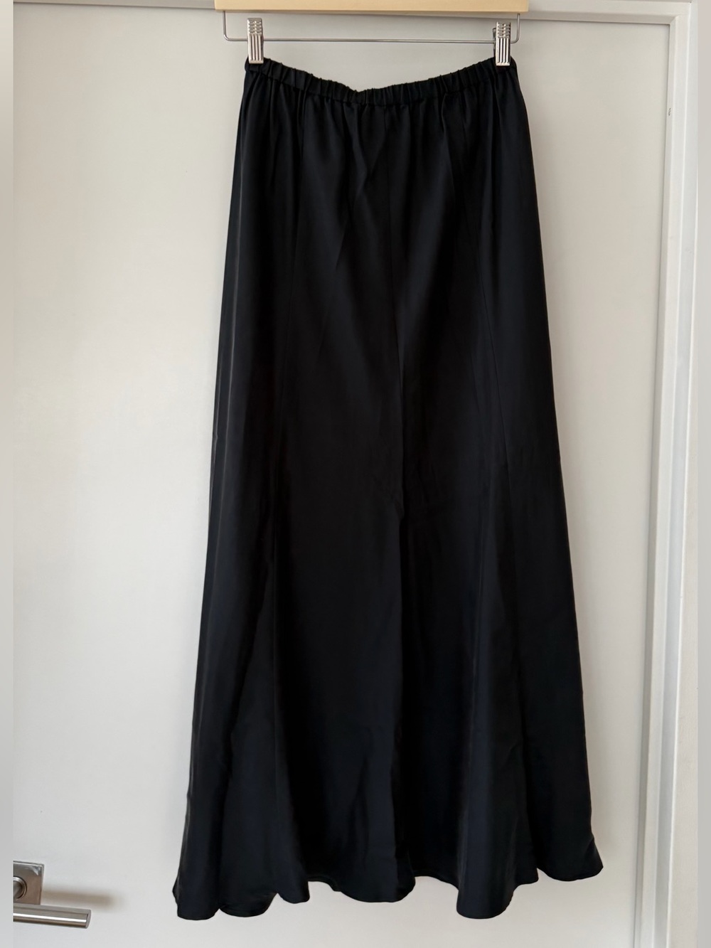 Women's Maxi Skirt - Classic A-Line Dark Blue